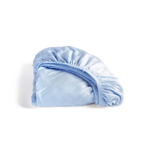 Cinderella jersey hoeslaken - blauw (25 cm hoog) afbeelding