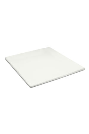 katoen satijnen hoeslaken topmatras - ecru