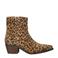Nelson suède cowboylaarzen met panterprint beige