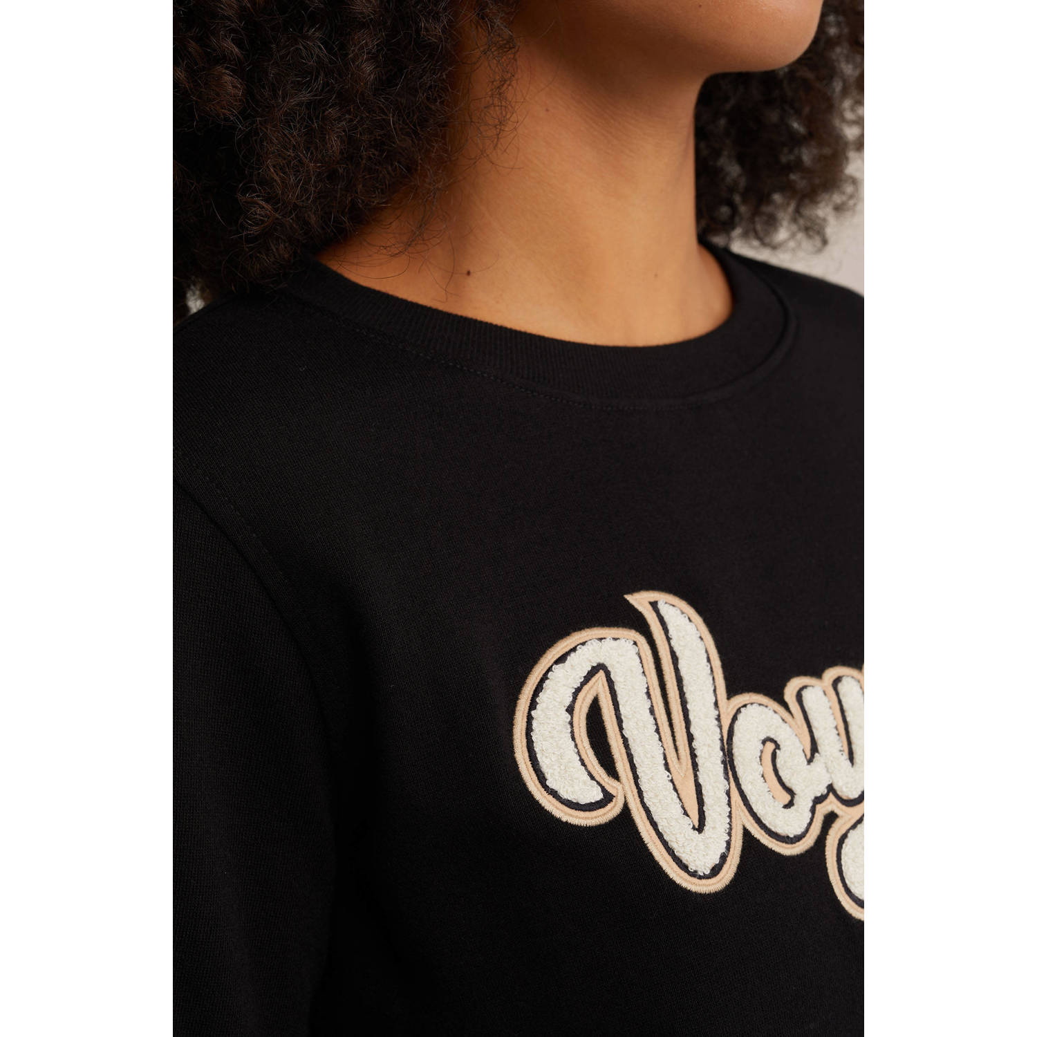 WE Fashion sweater zwart