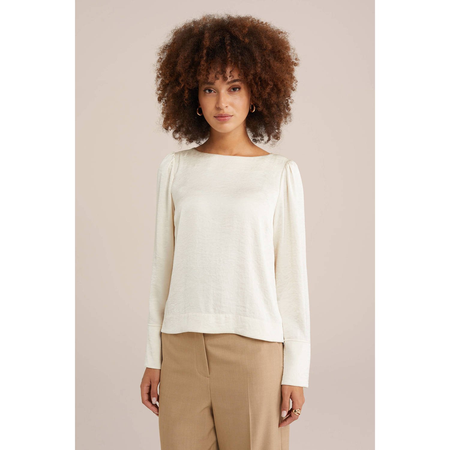 WE Fashion blousetop ecru