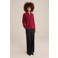 WE Fashion gebloemde blouse dahlia red