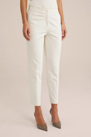 tapered fit chino ecru