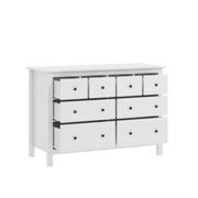 thumbnail: Cabino Babykamer Wit 2 Delig Baby Bed Lola + Commode Bretagne