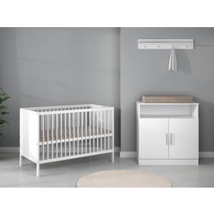 Babykamer Wit 2 Delig Baby Bed Lola + Commode Texas