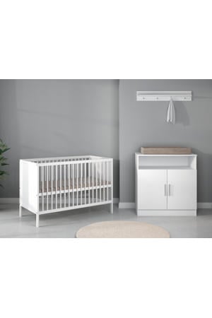 Babykamer Wit 2 Delig Baby Bed Lola + Commode Texas
