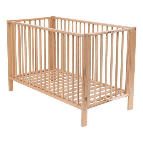 Cabino Baby Bed Inklapbaar Naturel afbeelding