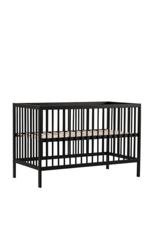Baby Bed Mees Zwart 60 x 120 cm