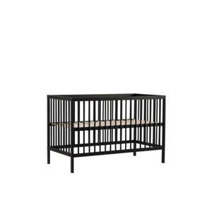 Baby Bed Mees Zwart 60 x 120 cm 