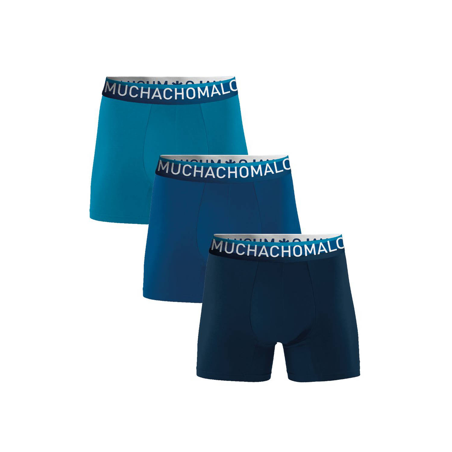 Muchachomalo boxershort Solid (set van 3)