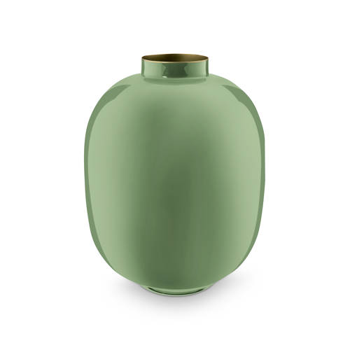 Pip Studio vaas (metaal) (groen) (31.5 cm) afbeelding