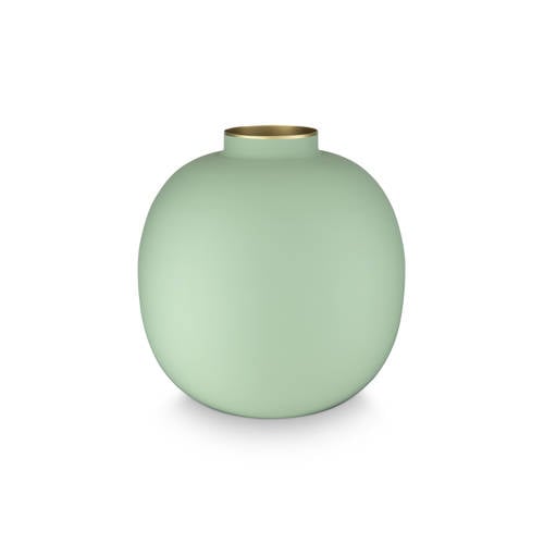 Pip Studio vaas (metaal) (groen) (23 cm) afbeelding