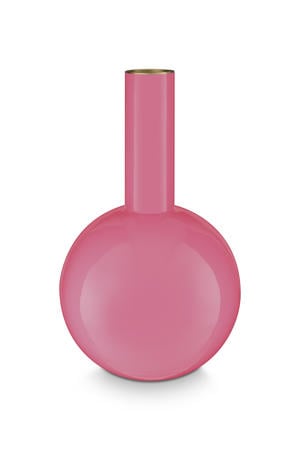 vaas metaal (roze) (33 cm)