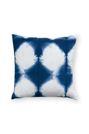 sierkussen tie-dye (blauw) (50x50 cm)