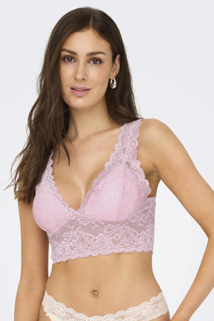 voorgevormde bralette ONLCHLOE lichtroze