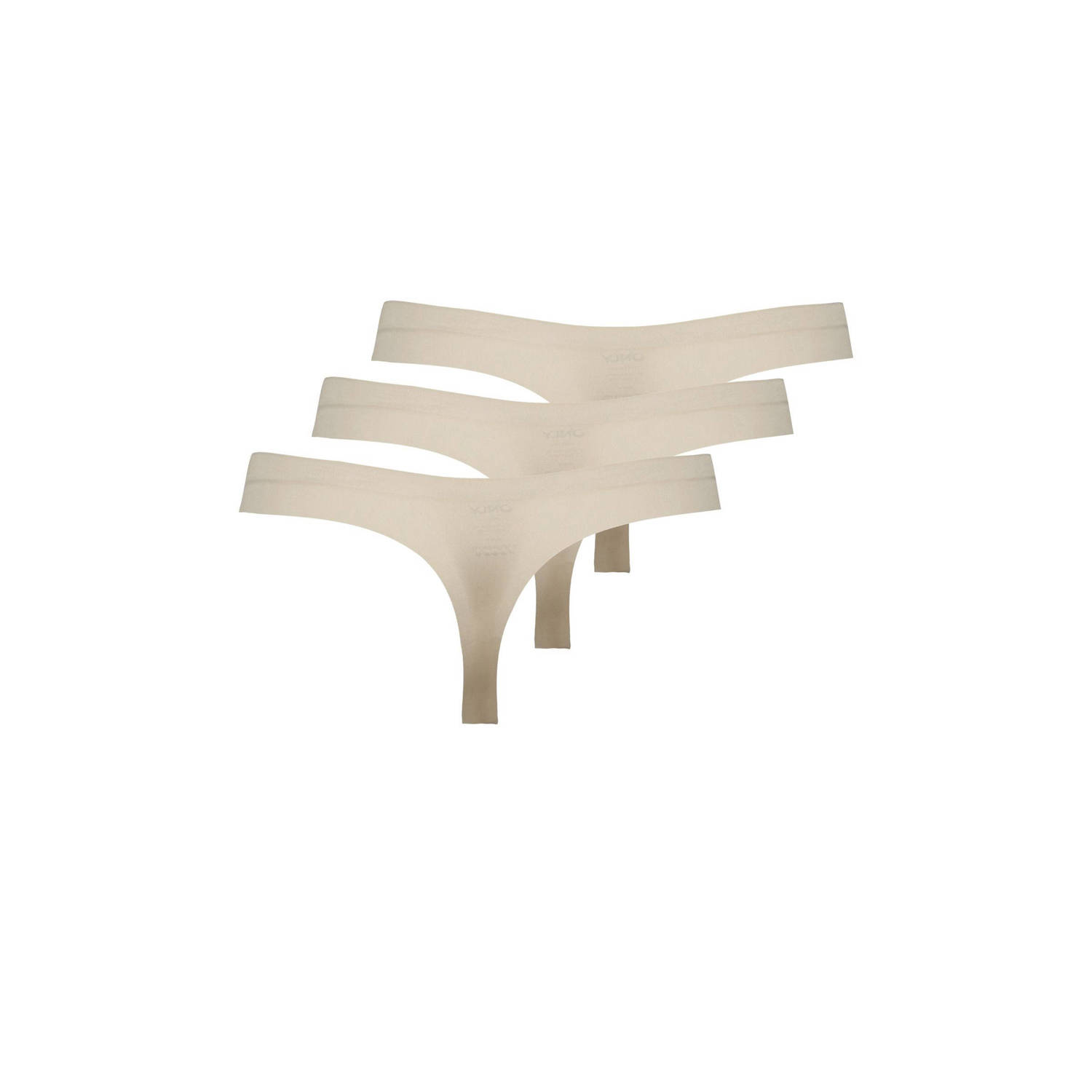 ONLY string ONLTRACY (set van 3) beige