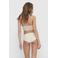 ONLY ribgebreide crop top ONLVICKY beige