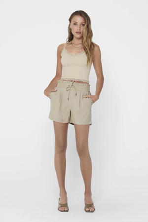 crop top ONLVICKY beige