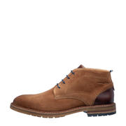 thumbnail: Van Lier Dino suède veterschoenen cognac