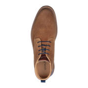 thumbnail: Van Lier Dino suède veterschoenen cognac
