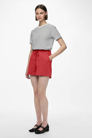 sweatshort PCCHILLI rood