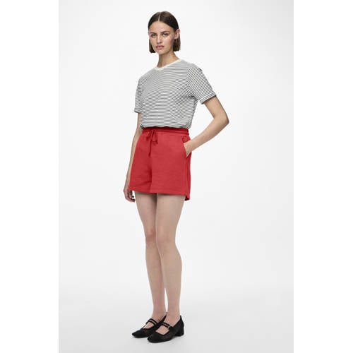 PIECES loungeshort PCCHILLI rood afbeelding