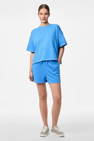 sweatshort PCCHILLI felblauw