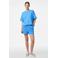 PIECES sweatshort PCCHILLI felblauw