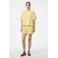 PIECES sweatshort PCCHILLI geel