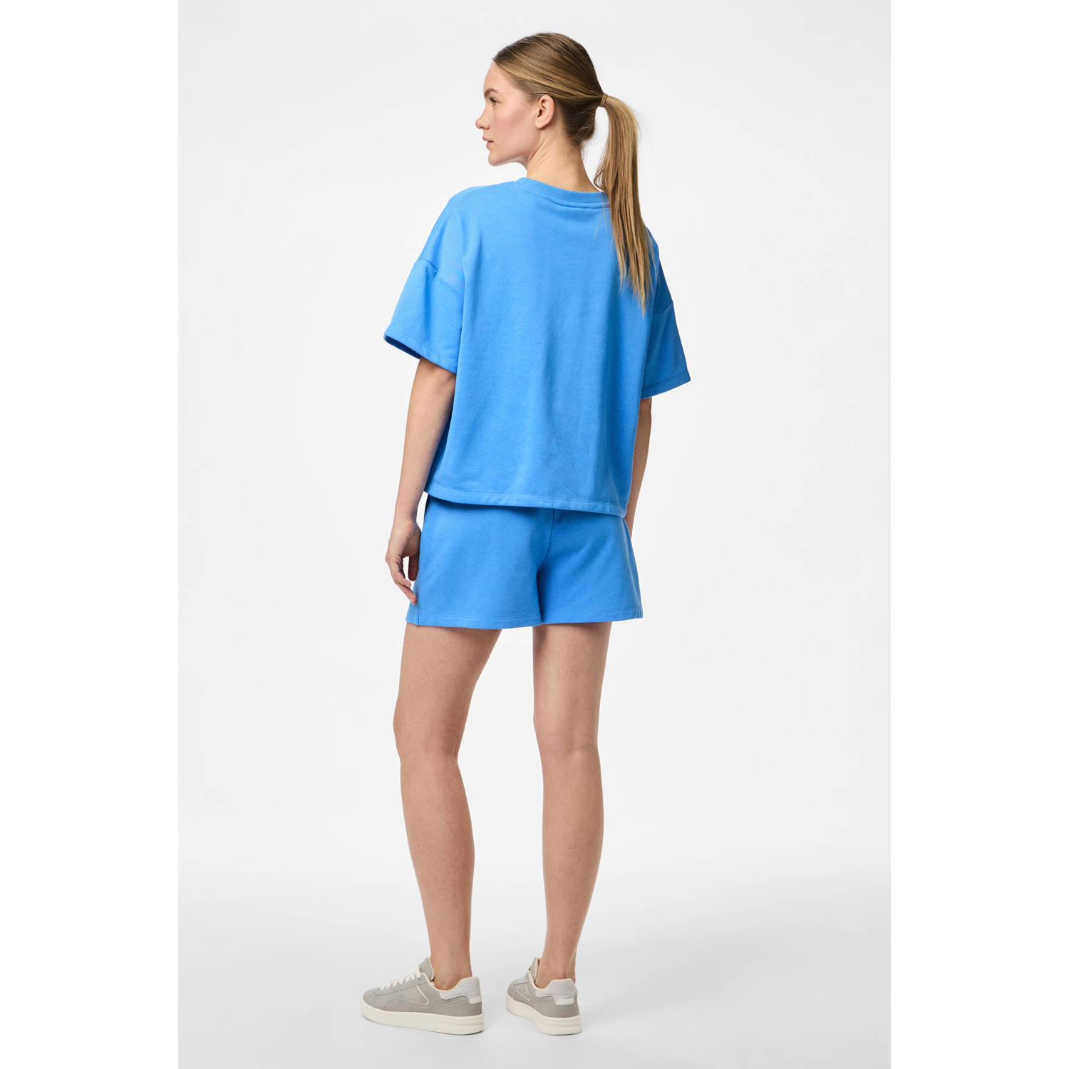 PIECES loungetop PCCHILLI felblauw