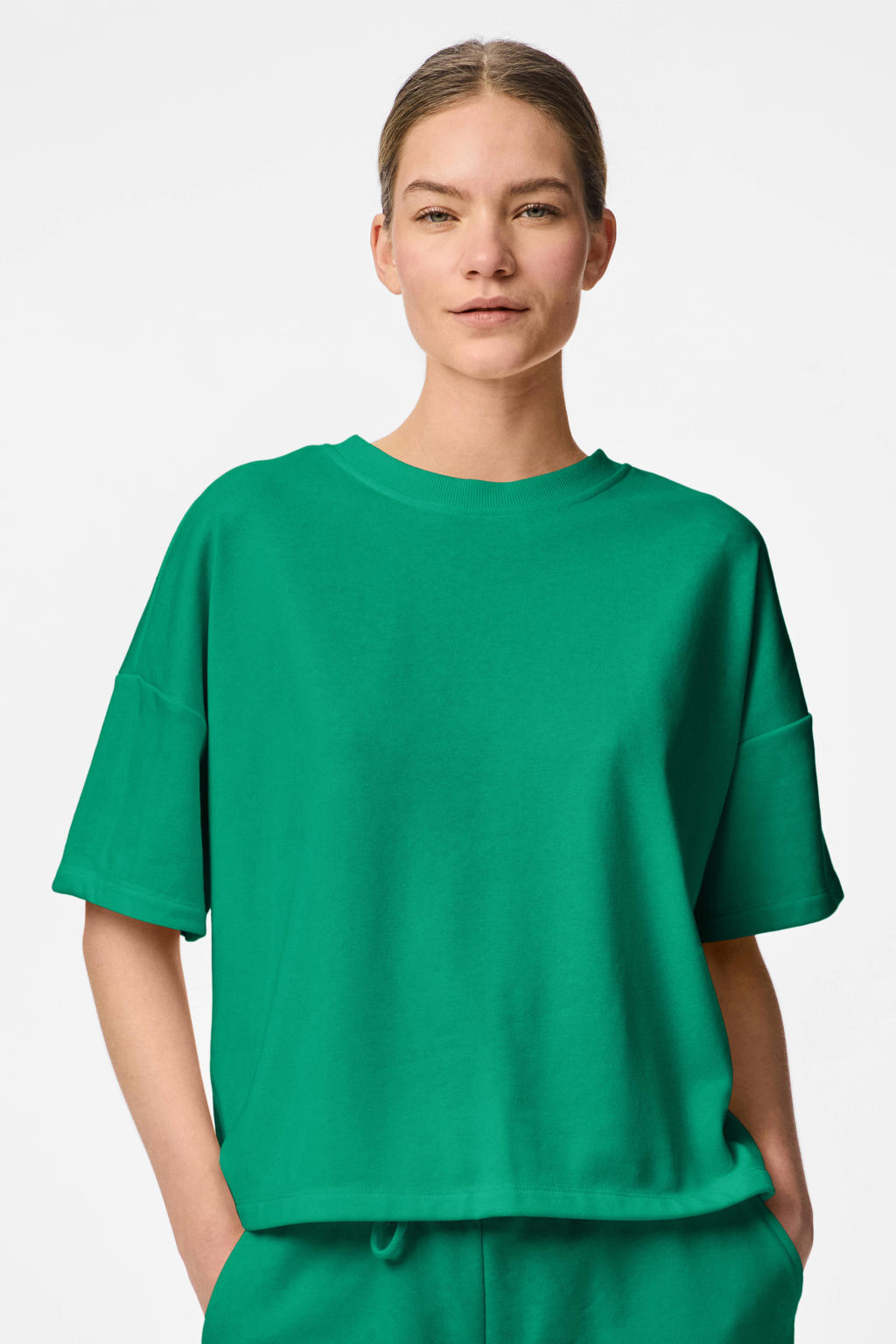 PIECES sweater PCCHILLI groen