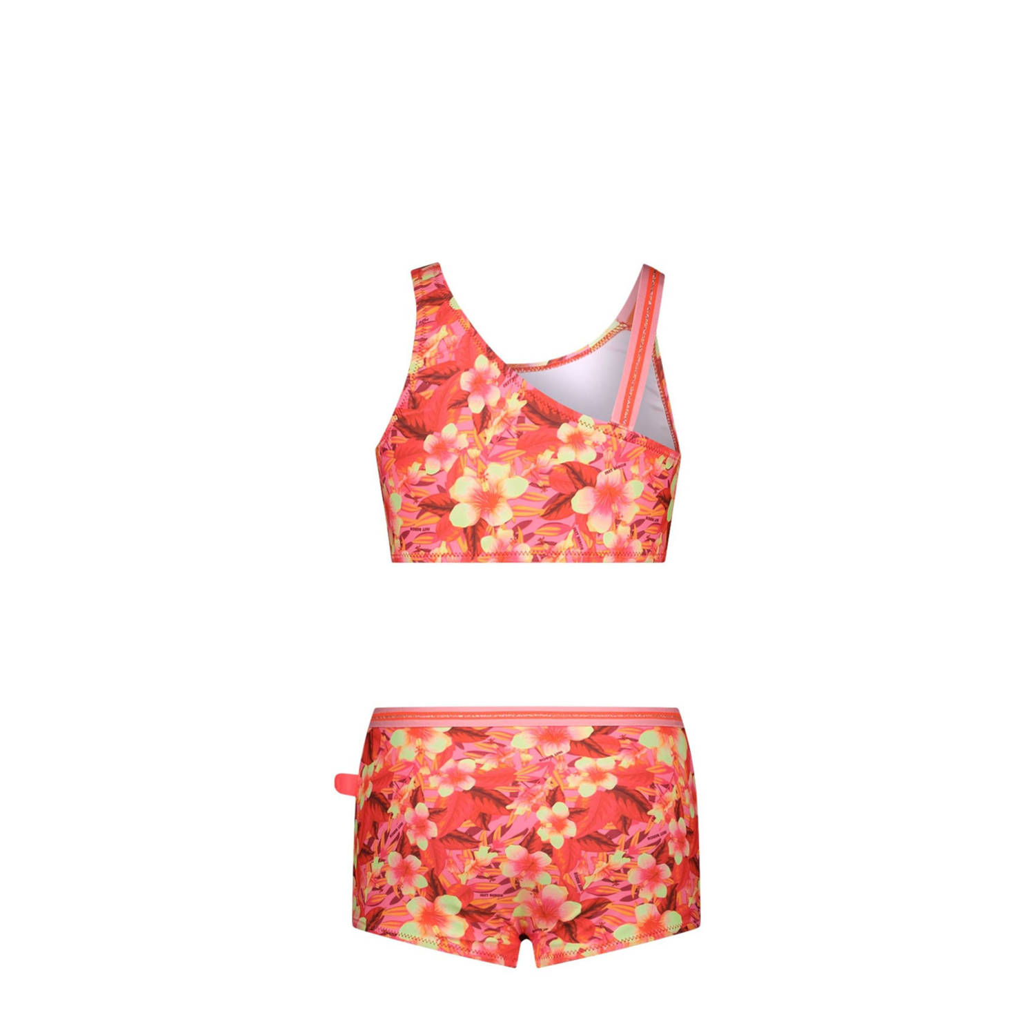 Just Beach crop bikini Tanzania rood oranje roze