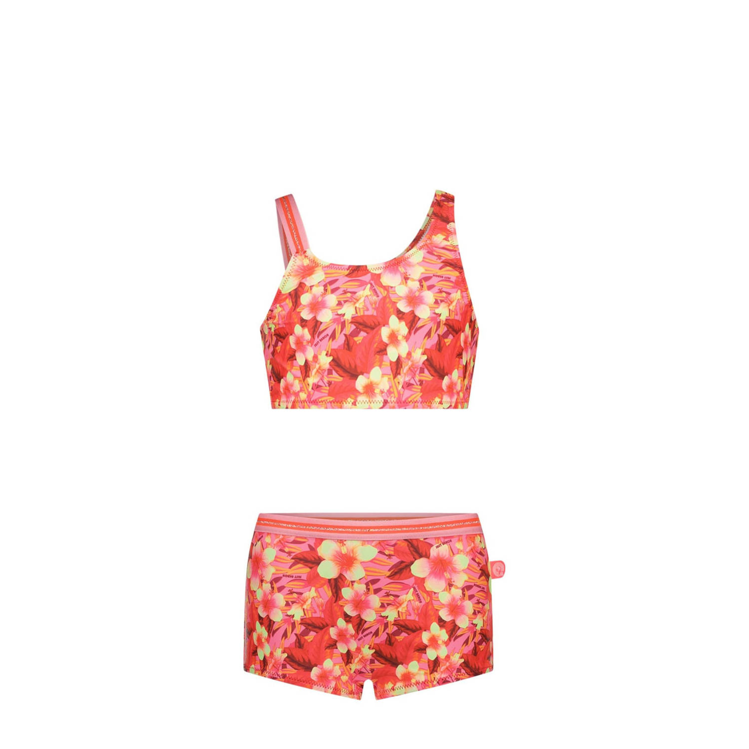 Just Beach crop bikini Tanzania rood oranje roze