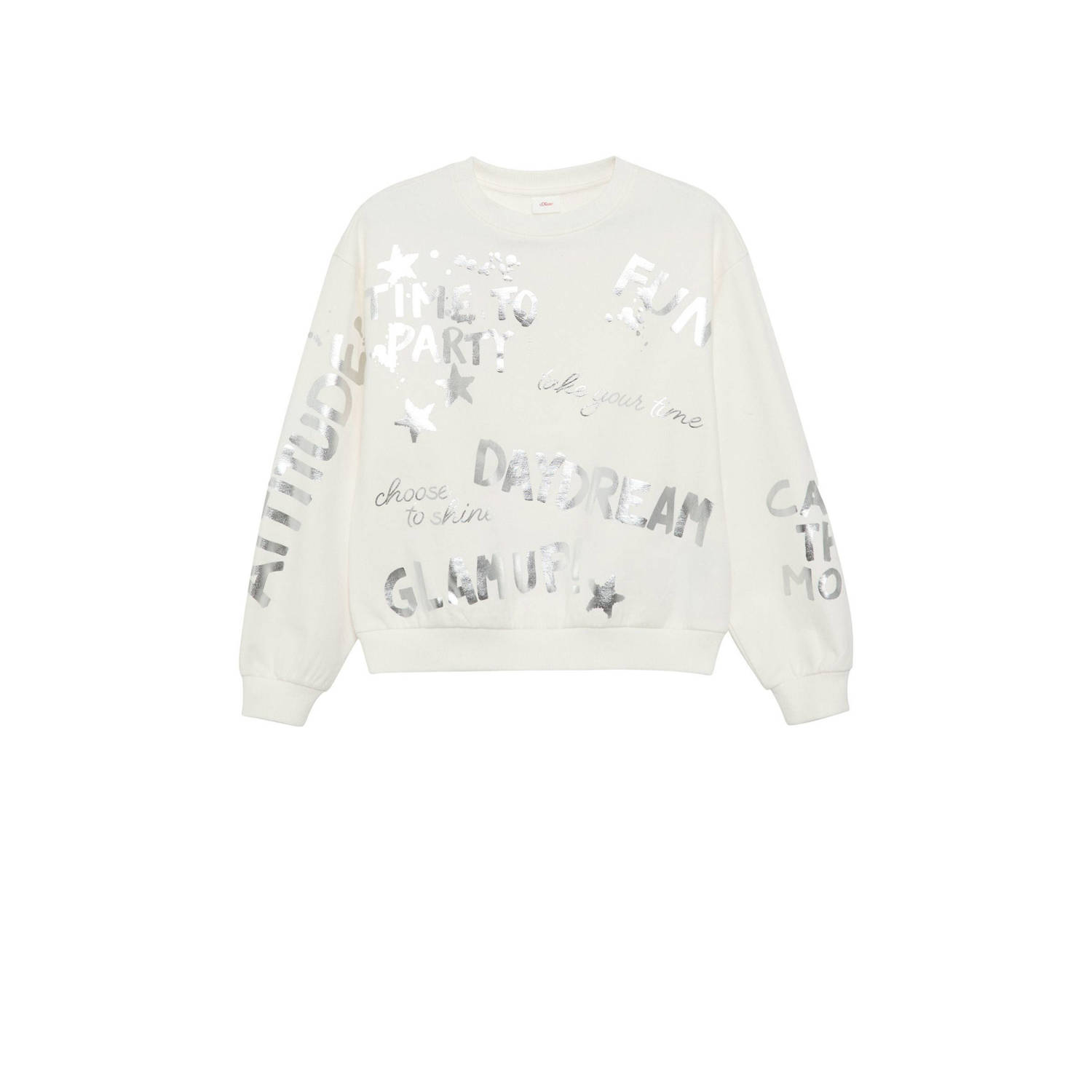 S.Oliver RED LABEL Regular fit sweatshirt met katoen en effectprint