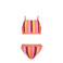 Just Beach crop bikini Florida oranje/roze/geel