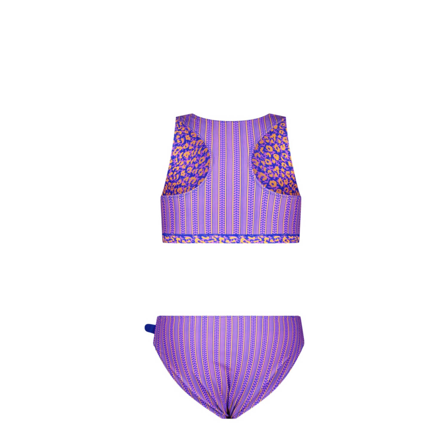 Just Beach reversible crop bikini Inside Out paars