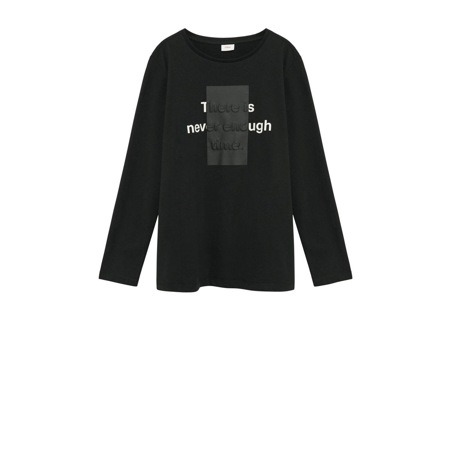 S.Oliver longsleeve zwart