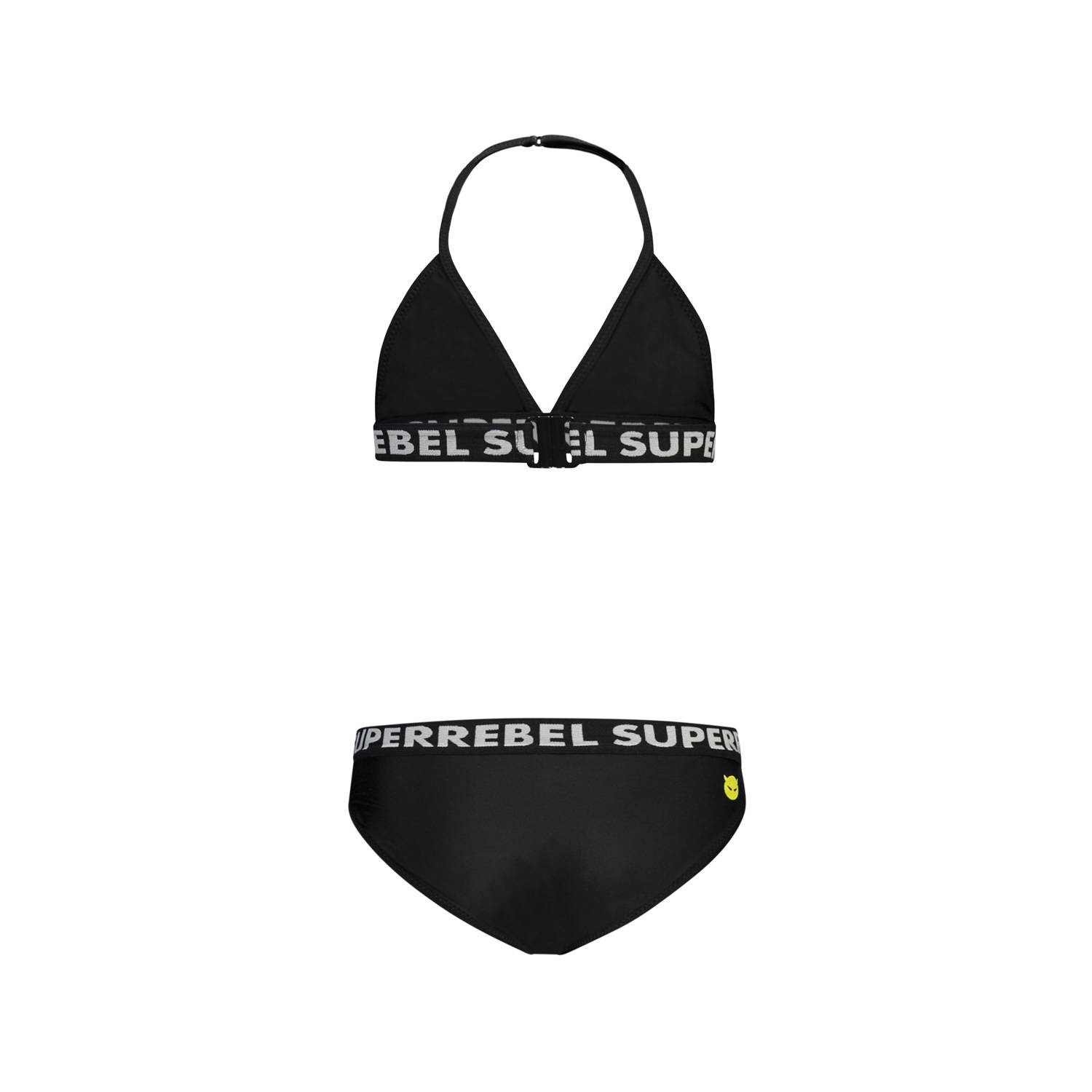 SuperRebel triangel bikini Isla zwart