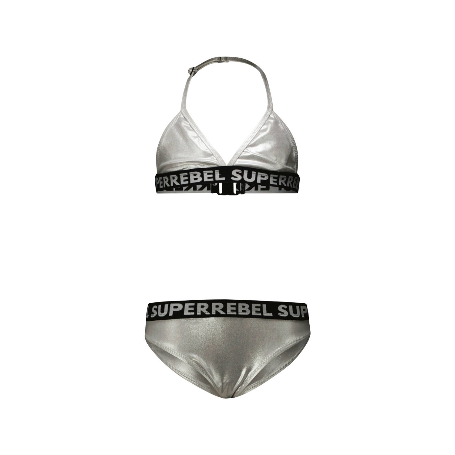 SuperRebel triangel bikini Isla zilver