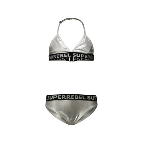 SuperRebel triangel bikini Isla zilver afbeelding