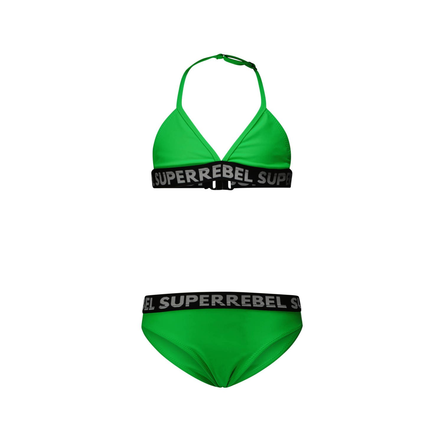 SuperRebel triangel bikini Isla groen