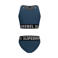 SuperRebel crop bikini Carmel donkerblauw