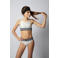 SuperRebel crop bikini Carmel zilver