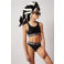 SuperRebel crop bikini Carmel zwart