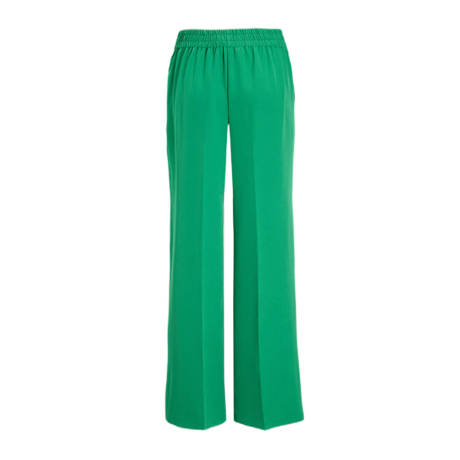 anytime sporty wide leg broek groen
