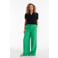 Anytime wide leg broek groen
