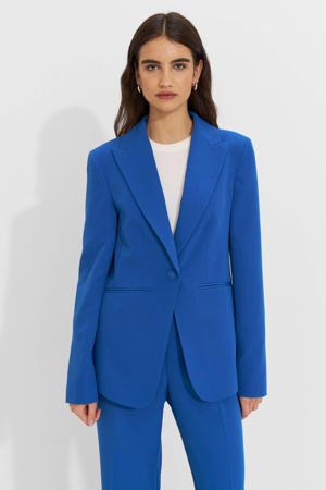 getailleerde blazer blauw
