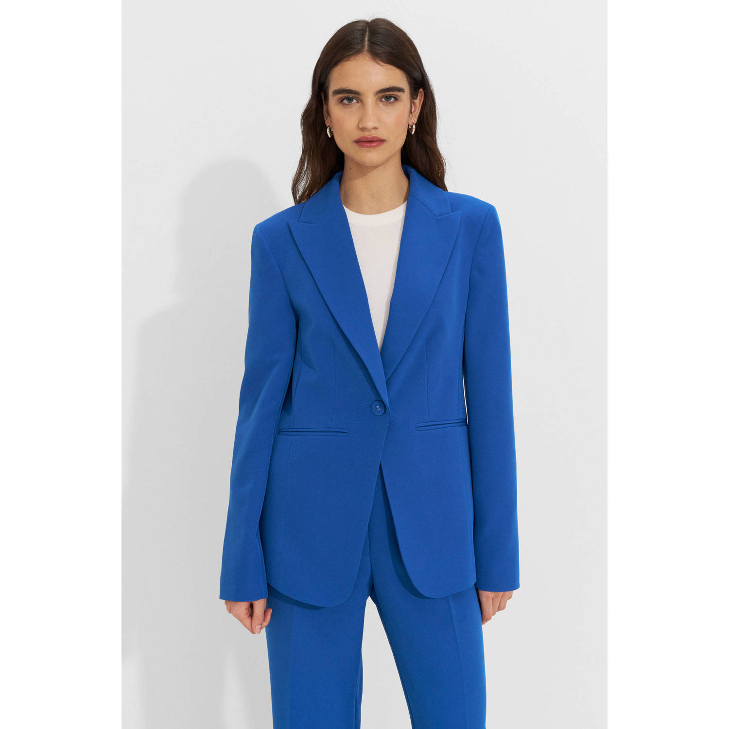 Ruby getailleerde blazer blauw