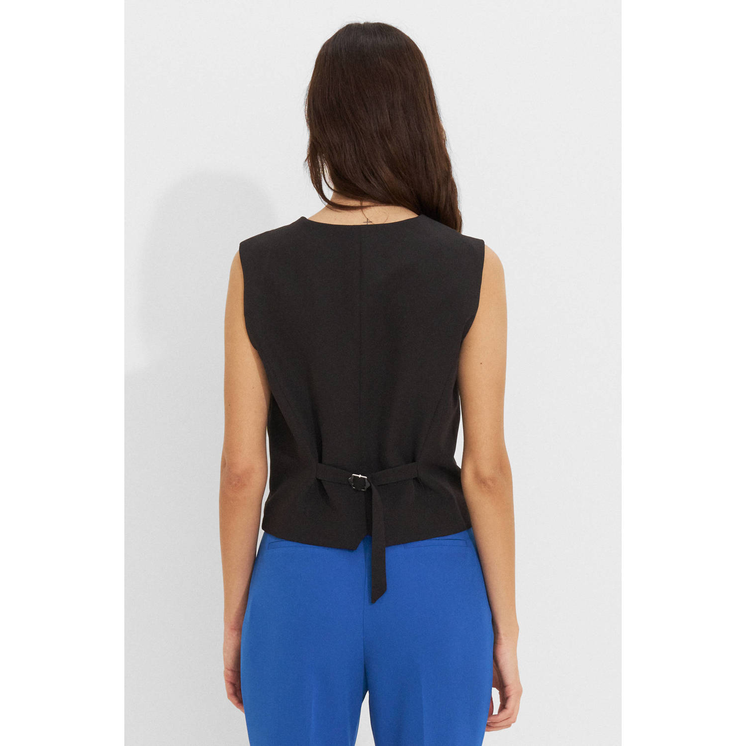 Ruby getailleerde gilet zwart
