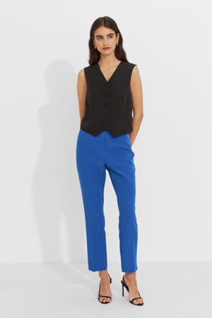 tapered fit pantalon blauw